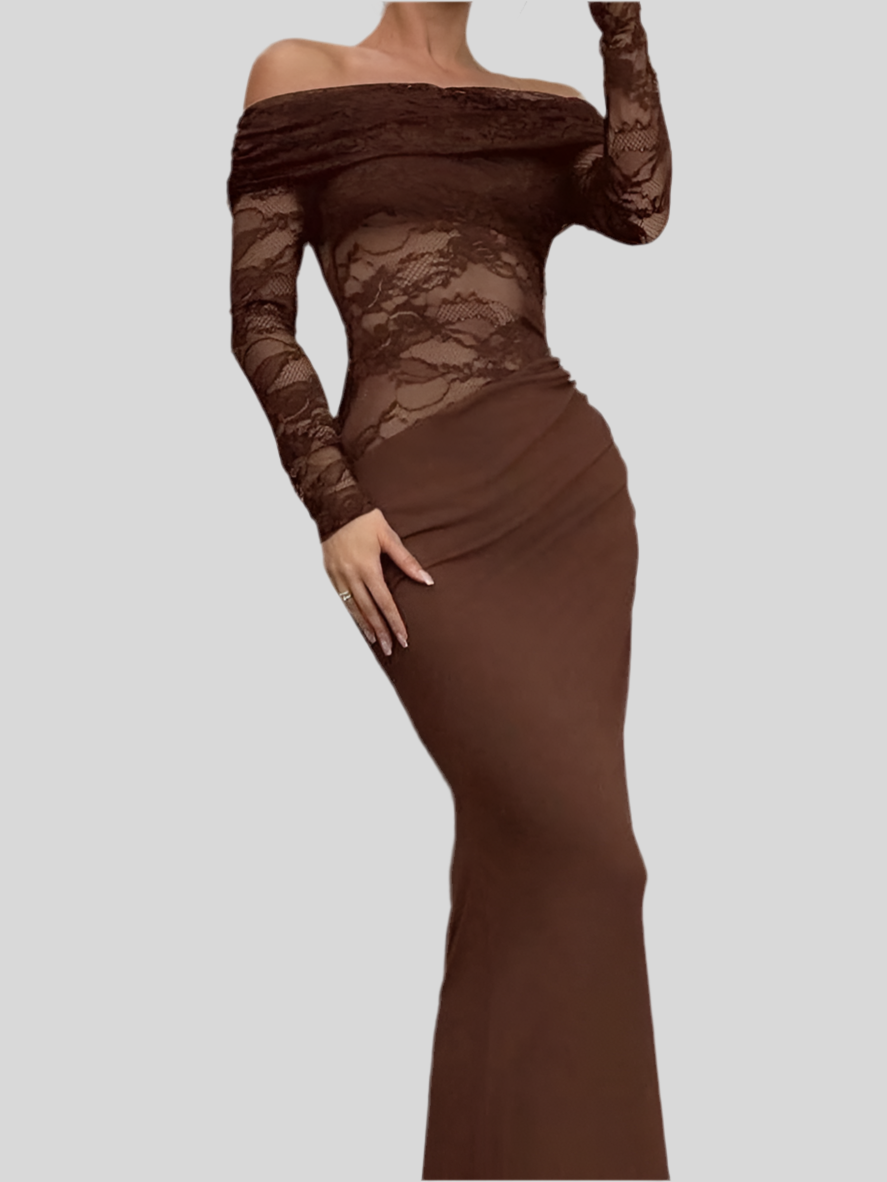 שמלת מקסי דגם אודט