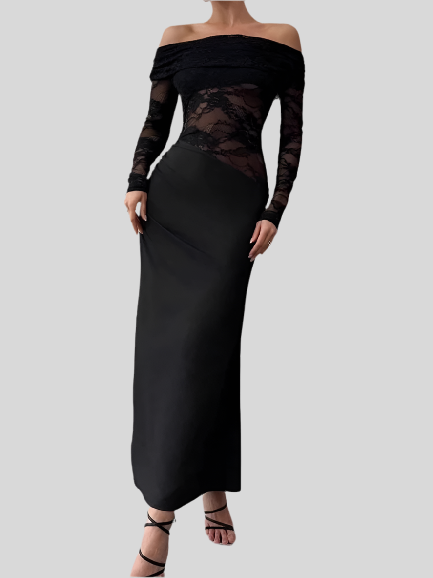 שמלת מקסי דגם אודט