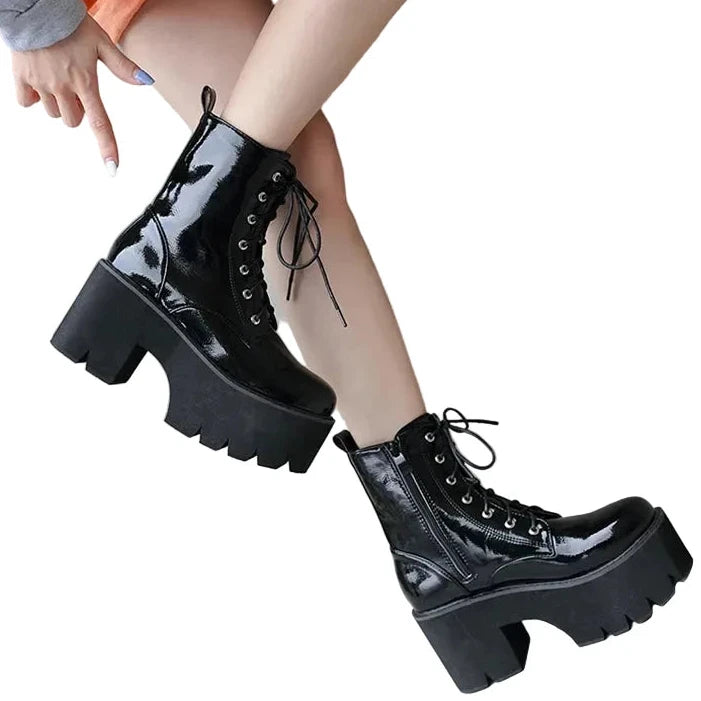 מגף פלטפורמה דגם אליסיה