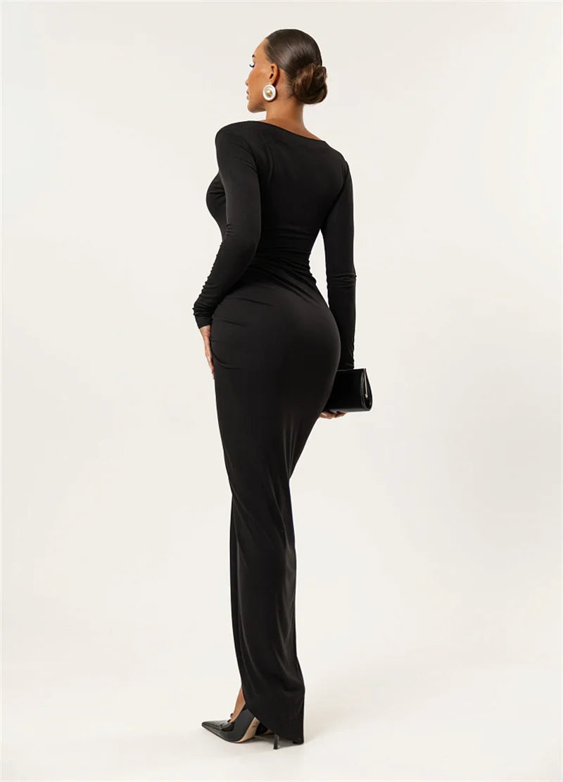 שמלה מקסי דגם רומי