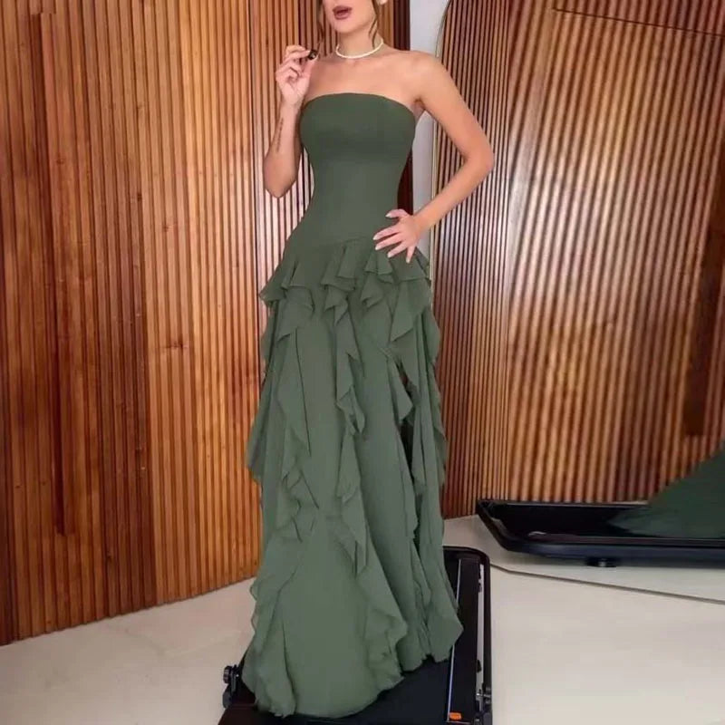 שמלה מקסי דגם  מיקי