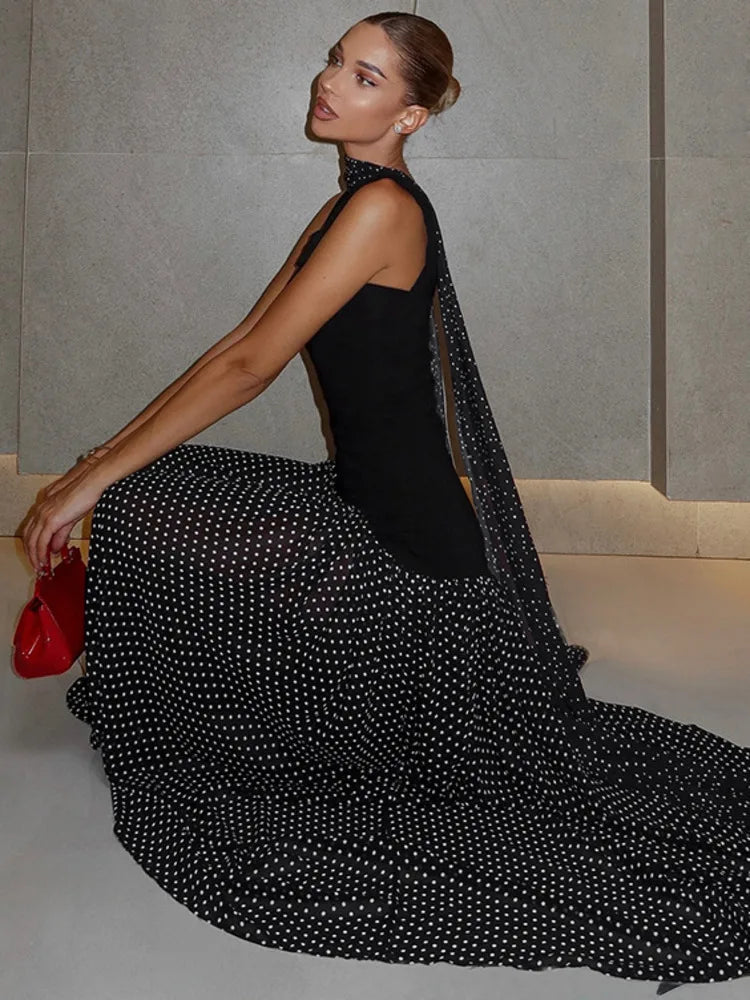 שמלה מקסי לילה