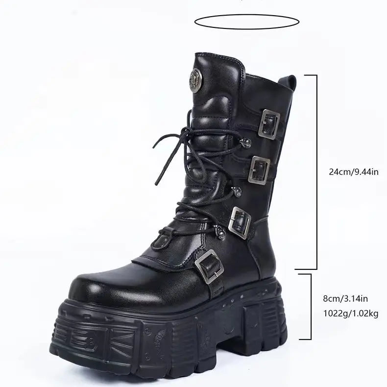 מגף פלטפורמה דגם קרלה