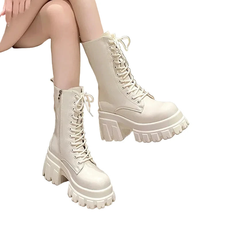 מגף פלטפורמה דגם אמליה