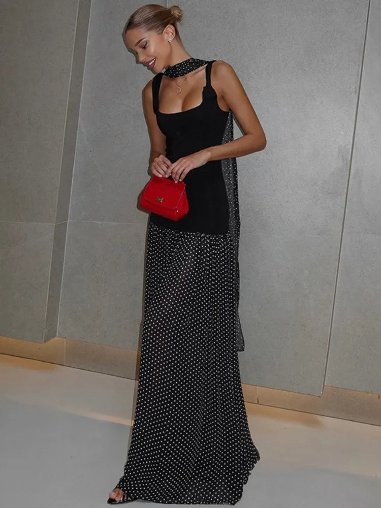 שמלה מקסי לילה