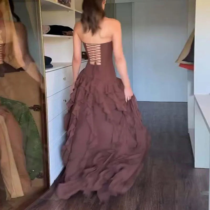 שמלה מקסי דגם  מיקי