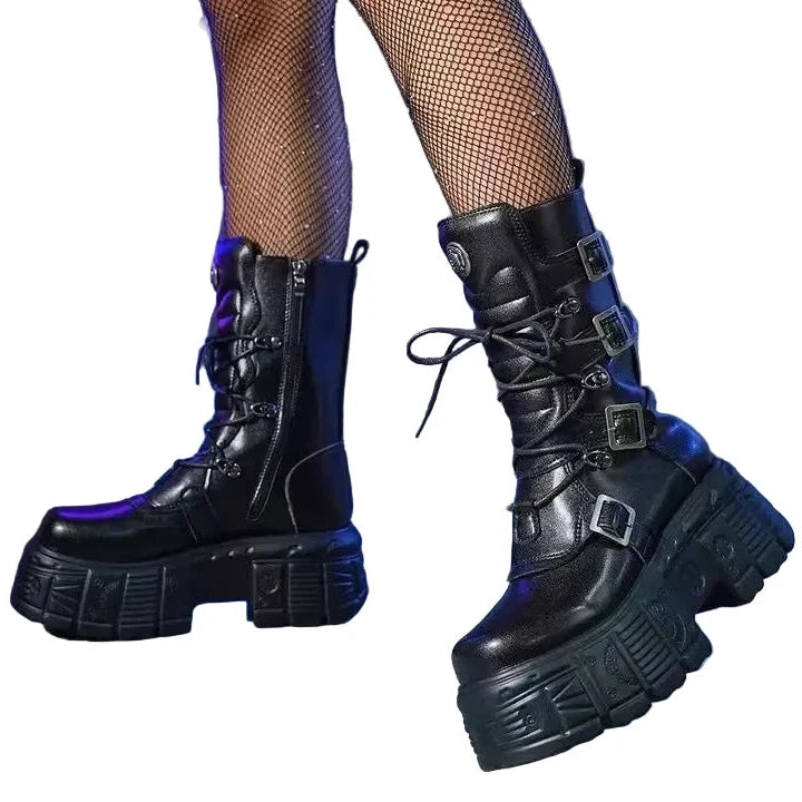 מגף פלטפורמה דגם קרלה