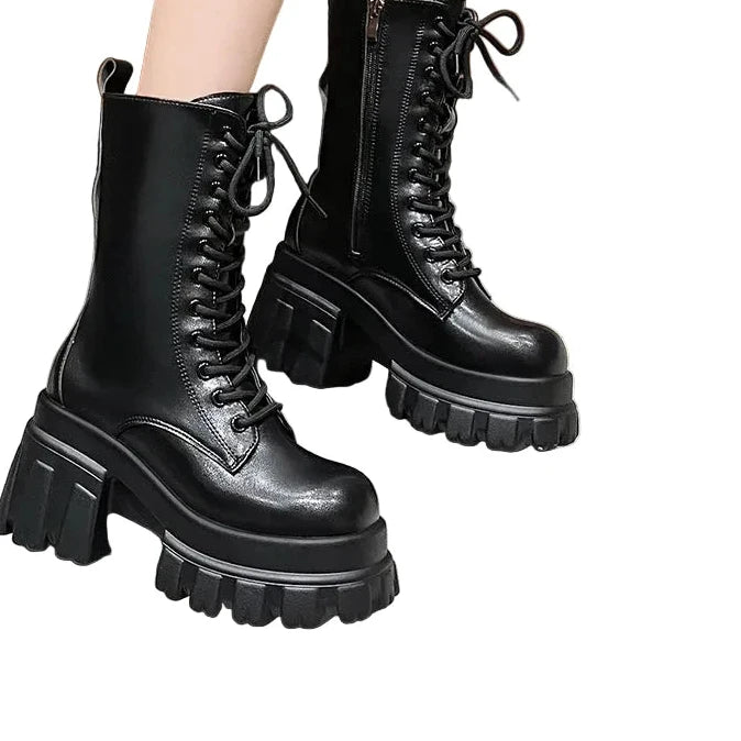 מגף פלטפורמה דגם אמליה